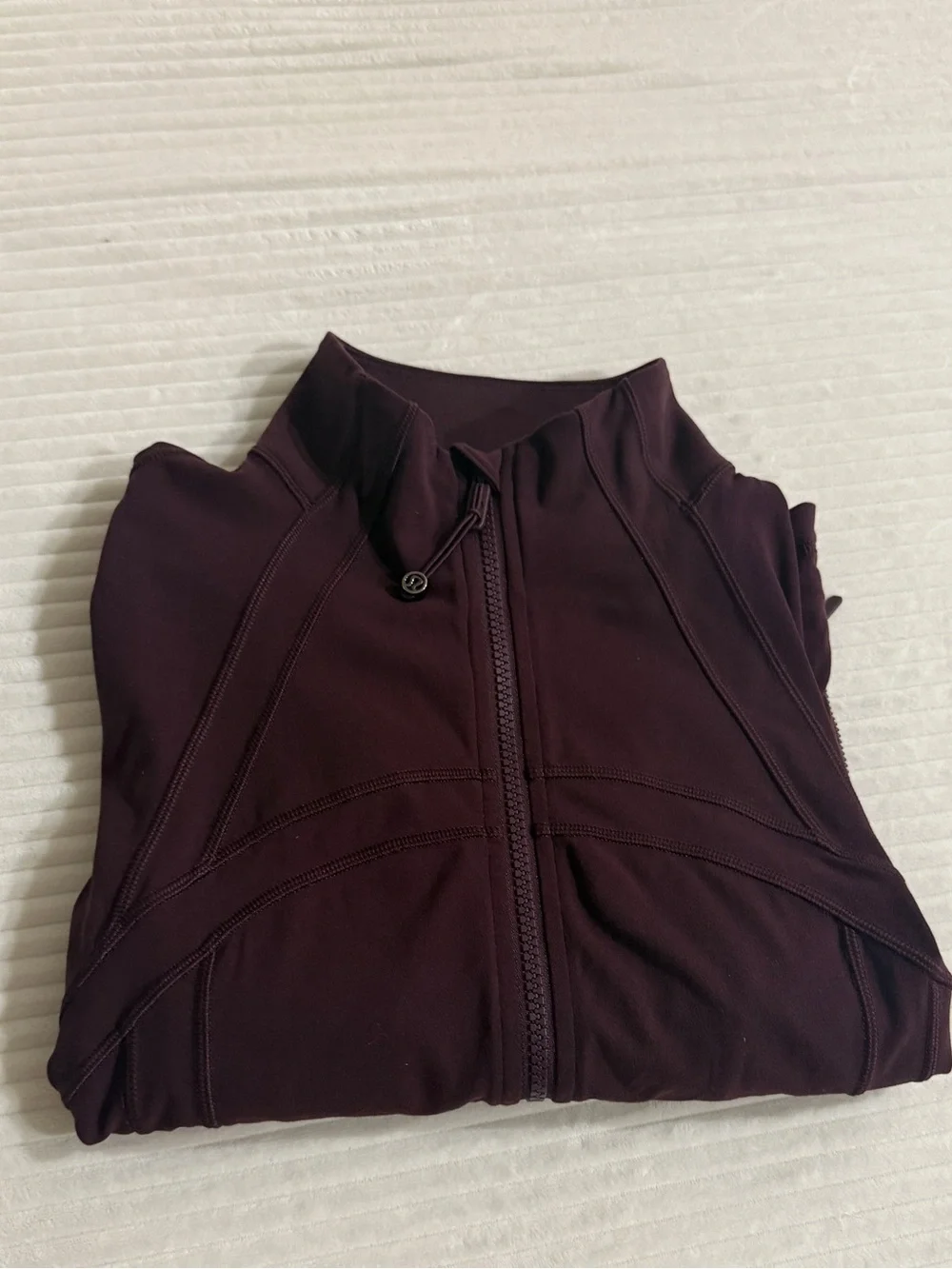 Lululemon Define Cropped Jacket Nulu in Goodnight Plum, size 12